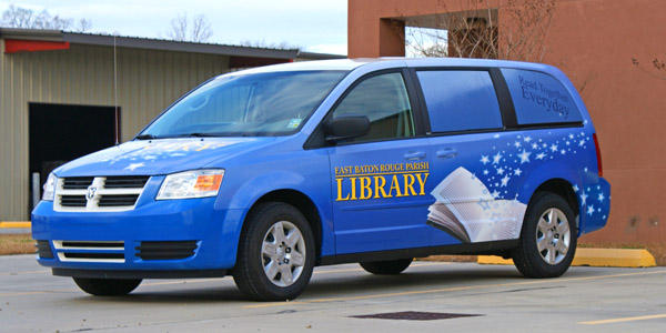 Goodwood Library Van Wrap